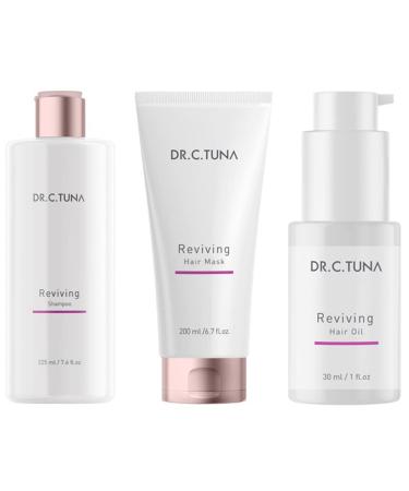 DR.C.TUNA REVIVING SERIES HAIR CARE SET 3 PIECES