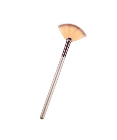 FRCOLOR Handle Makeup Brush Fan Blush Makeup Brush Lip Gloss Kits Makeup Highlighter Makeup Brush Ladies Suits Face Makeup Major Highlighter Brush Miss Wooden Size 1 As Shown