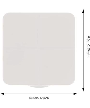 Gleavi 6-Sentence Contact Lens Container - White Contact Lens Case with Tweezers | Halloween Organizer - 2-Pack (6.5x6.5x2cm) - International Shipping Available - Buy Online on GoSupps.com