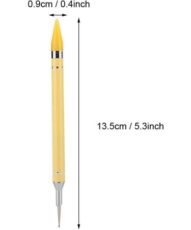 ANKROYU Rhinestone Applicator Tool Nail Rhinestone Picker Dotting Tool Dual-Ended Rhinestones Pickup Wax Pen Nail Art Gem Crystal Pick Up Tool(A) - Buy Online on GoSupps.com