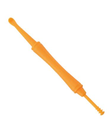 Double Head Ear Wax Remover - Ear Cleaner Double End Earwax Remover | Ear Cleaner Tool | Ear Care Tools | Ear Wax Remover | Toddler Ear Cleaner | Portable Ear Cleaner | Ear Pick Earwax Removal for Kid Orange1