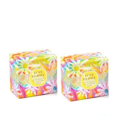 Easter Gift Set - 2 Soap Bar Easter Bunny Set | Shea Butter & Cocoa Butter Soaps | Natural Exfoliants | International Shipping - Buy Online on GoSupps.com