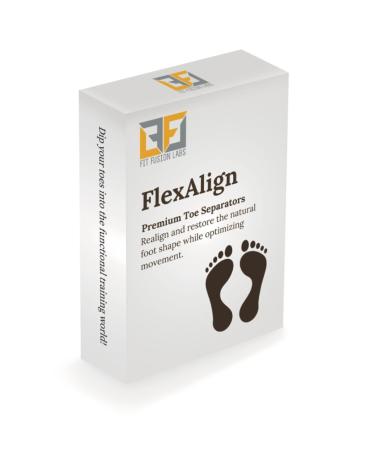 FlexAlign Corrective Toe Spacers - Bunion Relief and Toe Restoration Kit