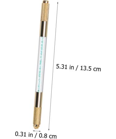 IWOWHERO Multipurpose Tool Embroidery Pencil Eyebrow Pencil Embroidery Tools Microfilling Pen Pen Suite Double Head 1 count (Pack of 1) Blue - Buy Online on GoSupps.com