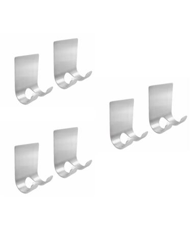 CABILOCK 6 STK Razor hook shower hooks for storing the razor Razor holder for the bathroom connector hook holder hook razor organizer shower pothook connect solid hooks