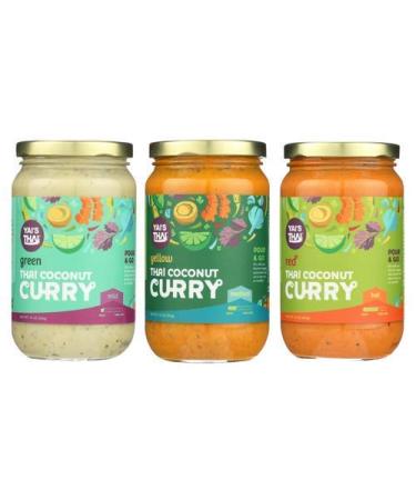 Yais Thai Red Coconut Curry Sauce 16oz Jar - Hot and Spicy - Buy Online on GoSupps.com