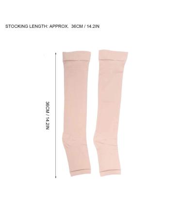 Knihohe Compression Stockings - Thigh-High Varicose Veins Socks for Men & Women | Open Toe Calf Protection & Opaque Knee-High Sleeves - Buy Online on GoSupps.com