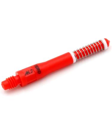 CUESOUL TERO AK7 Dart Shafts - Red 37mm-Length Telescopic Shafts for Steel and Soft Tip Darts (4 pcs) - Buy Online on GoSupps.com