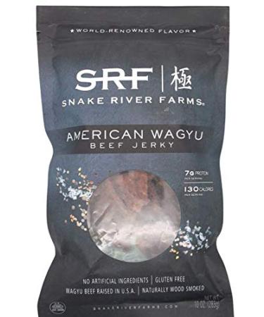Snake River Farms American Wagyu Beef Jerky, 10oz 10 Ounce (Pack of 1)