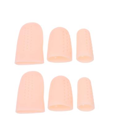 FRCOLOR 8 Pairs Toe Cover Orthotics for Plantar Fasciitis Thumb Protector Toe Covers Toe Straighteners Toe Separators Hammer Straightener Toe Orthotic Bunion Relief Tool Bunion As Shown 6x3cm