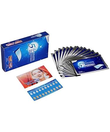 Non-Sensitive 5D Teeth Whitening Strips | Enamel Safe | 28 Peroxide-Free Strips | Remove Stains - Buy Online on GoSupps.com