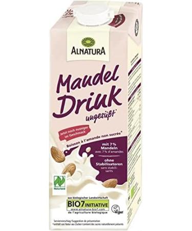 AlNATURA - Unsweetened Almond Drink 1L - Pack of 4 - Buy Online on GoSupps.com