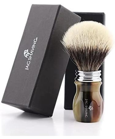 Best Badger Hair Shaving Brush | Jag Shaving | Premium Wet Shaving Tool | Resin Handle - Buy Online on GoSupps.com