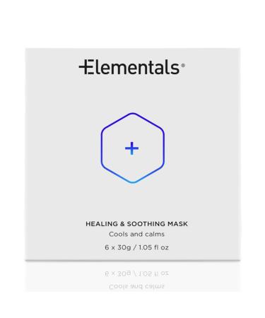 SKIN MODERNE++ Healing & Soothing Sheet Face Masks - Moisturizing & Hydrating - with Plant Extracts & Hyaluronic Acid - for More Radiant Skin - Vegan & Plant-Based Skincare - 6-Pack