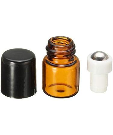 12 Pack Mini Amber Glass Bottles - Empty Portable Containers for Travel Cosmetics Essential Oils & Perfumes - Buy Online on GoSupps.com