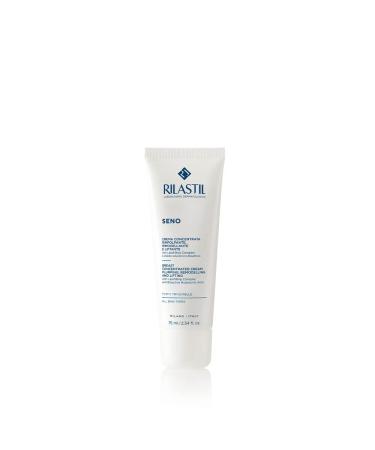 Concentrated chest cream of rilastile upholstery shaping and tightening effect with lipofilling complex and hyaluronic acid light texture 75 ml pack