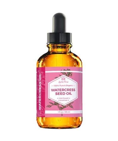 Leven Rose Watercress Organic Seed Oil - 100% Pure Arugula Oil for Hair Growth & Skin Detox - 1 oz - Buy Online on GoSupps.com