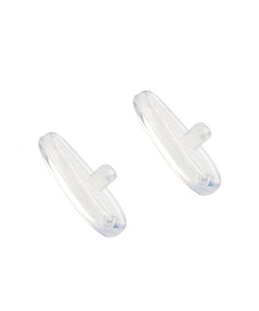 BlazerBuck Clear Replacement Nose Pads for Oakley Conductor 6 OO4106 / Conductor 8 OO4107 Clear
