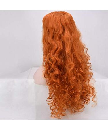Brave Princess Merida Wig - Long Curly Synthetic Hair Cosplay Costume & Halloween Role Play for Women - Buy Online on GoSupps.com