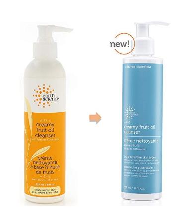 EARTH SCIENCE A-D-E Creamy Fruit Oil Face Cleanser for Dry, Normal, or Sensitive Skin - 2pk 8oz - Buy Online on GoSupps.com