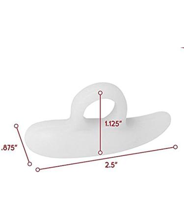 Silicone Toe Spacers & Separator Set - 4 Pairs for Hammer Toe, Bunion Relief & Toe Straightening - Buy Online on GoSupps.com