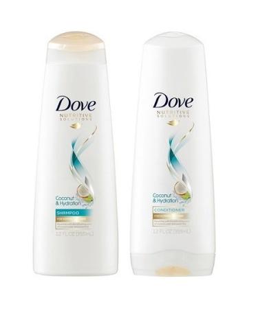Dove Nutritive Solutions Coconut & Hydration Shampoo & Conditioner  12 Fl. Oz. Each