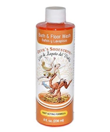 6 BOTTLES DEVIL'S SHOESTRING BATH LAZO DE ZAPATO DEL DIABLO BANO Y LAVAPISOS 8OZ - SPIRITUAL MAGICK PAGAN WICCA SIX BOTTLE PACK