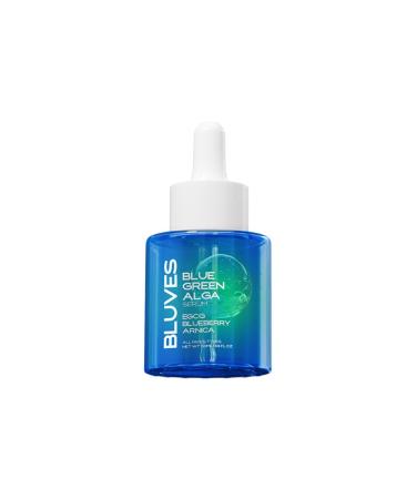 Bluves Blue Green Alga Serum Reduces Capillary Cracks Appearance Soothes Redness Evens Skin Tone Anti-Aging 1.69 Fl Oz (Pack of 1)