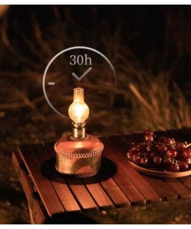 Qmint Outdoor Gas Lantern - Portable Dreamlike Candle Lamp for Tents | Glass Mantle Lantern - Buy Online on GoSupps.com