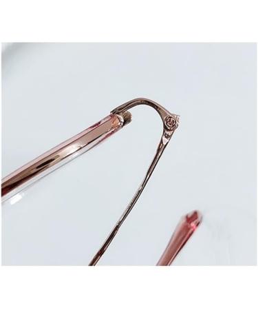 Blue Light Blocking Anti-UV Round Reading Glasses +1.50 - Stylish Rose Gold Presbyopic Eyewear - Buy Online on GoSupps.com