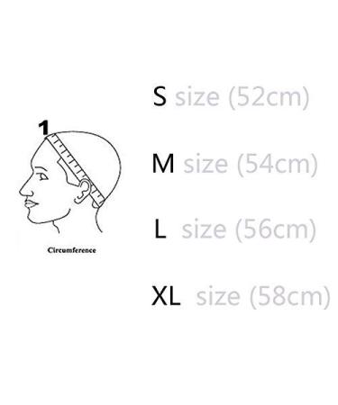 YANTAISIYU Double Lace Wig Cap - Adjustable Swiss Lace Hairnet for Wig Making (Black L 56cm - Buy Online on GoSupps.com