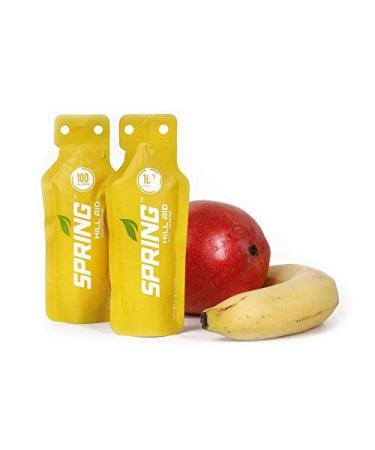 Spring Energy Gel - Hill Aid - 20 Ct - Sports Nutrition Energy Gels for Runners