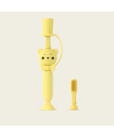 Shop Sewoart Baby Toothbrush - Soft Silicone Brass Toothbrush for Kids & Toddlers | Gentle Oral Care - Buy Online on GoSupps.com