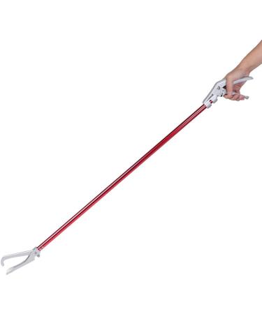 Aluminum Foldable Heavy Duty Reptile Grabber Snake Tong Good Toughness Grabber Tool for(red 120cm) - Buy Online on GoSupps.com