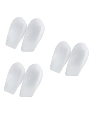 FRCOLOR 3 Pairs Shoe Pads Invisible Insole Height Increase Insert Heel Lift Inserts Shoe Lifts