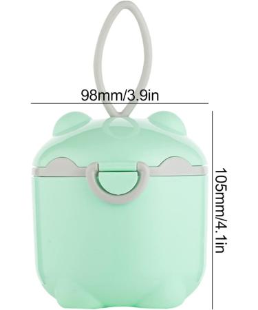 2pcs Liwein Portable Milk Formula Powder Pots - Pink+Green | Travel Milk Dispenser for Outdoor Feeding - Buy Online on GoSupps.com