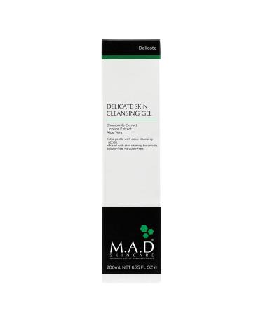 M.A.D Skincare Delicate Skin Cleansing Gel - Extra Gentle 6.75 oz. | Gentle Facial Cleanser - Buy Online on GoSupps.com