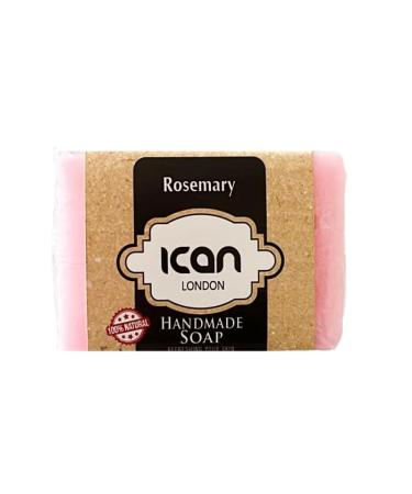 ican London Rosemary Natural Handmade Refreshing & Cleansing Soap For Face And Body 45g