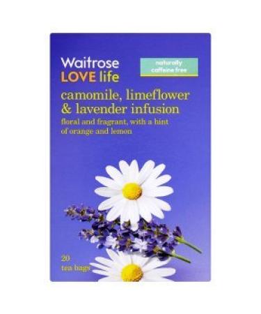 WAITROSE Lovelife Chamomile Lime and Lavender Tea Bags 20s Waitrose 30g