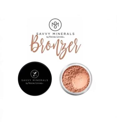 Savvy Minerals Organic Natural Warm Glow Bronzer  Summer Loved  Vegan  .07 Ounce Blushes Summer Loved