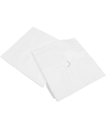 Verdant Touch Disposable Massage Table Covers - 100 Pack Clear Texture & Hole Design - Perfect for Spas & Wellness Centers - Buy Online on GoSupps.com