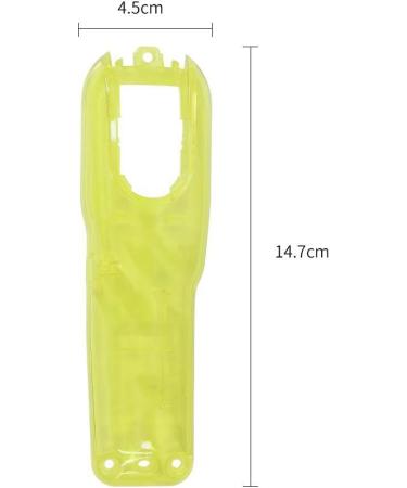 Obahdirry 1Set Light Yellow Hair Clipper Back Housing Cover Clear Front Lid for Hair Trimmer Tools Kit - Buy Online on GoSupps.com
