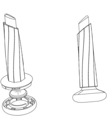 WOONEKY 1pc Face Masager Eye Facial Cleansing Brush & Magnetic Facial Facial Eye Bags Facial Roller Eyes Eye Cream White 9.8*3.9cm White - Buy Online on GoSupps.com