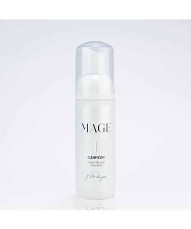 MAGE Clean Mousse AHABHA cleansing foam facial cleansing for pure even skin purifying facial care for removing makeup and impurities vegan made in