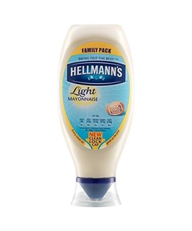 Hellmann's La Mayonnaise Hellmann Squeeze Light 750 ml - Pack of 6