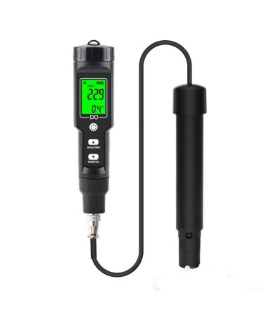 Measurement device dissolved oxygen tester-0.0 40 mg/l measuring range including 6 interchangeable electrode tips (backlight) backlit