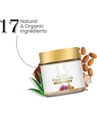 HYD Sunset Radiance Face Scrub for Women and MenEnriched with Saffron and Almond oilNo Paraben No Sulphate and No SiliconSuitable for all skin types 100 ml - Buy Online on GoSupps.com