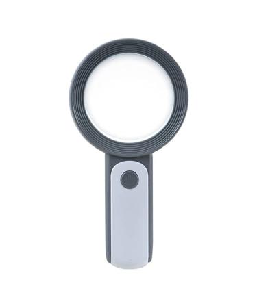 18 Led Lights Cold and Warm Light Handheld Magnifier Reading Magnifying Glass Lens Jewelry Loupe for Senior Reading Small Gift