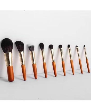 Mini Travel Makeup Brush Set with Bag & Mirror | Perfect Christmas Gift for Women | Portable Makeup Brush Kit - Buy Online on GoSupps.com
