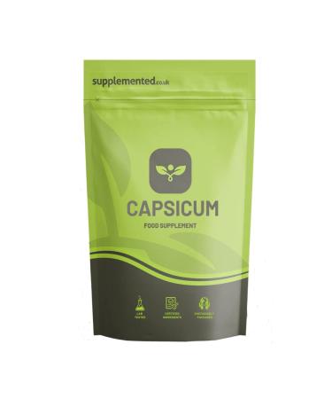 Capsicum Chilli Extract1000mg 180 Capsules UK Made. Pharmaceutical Grade Cayenne Pepper. Thermogenic